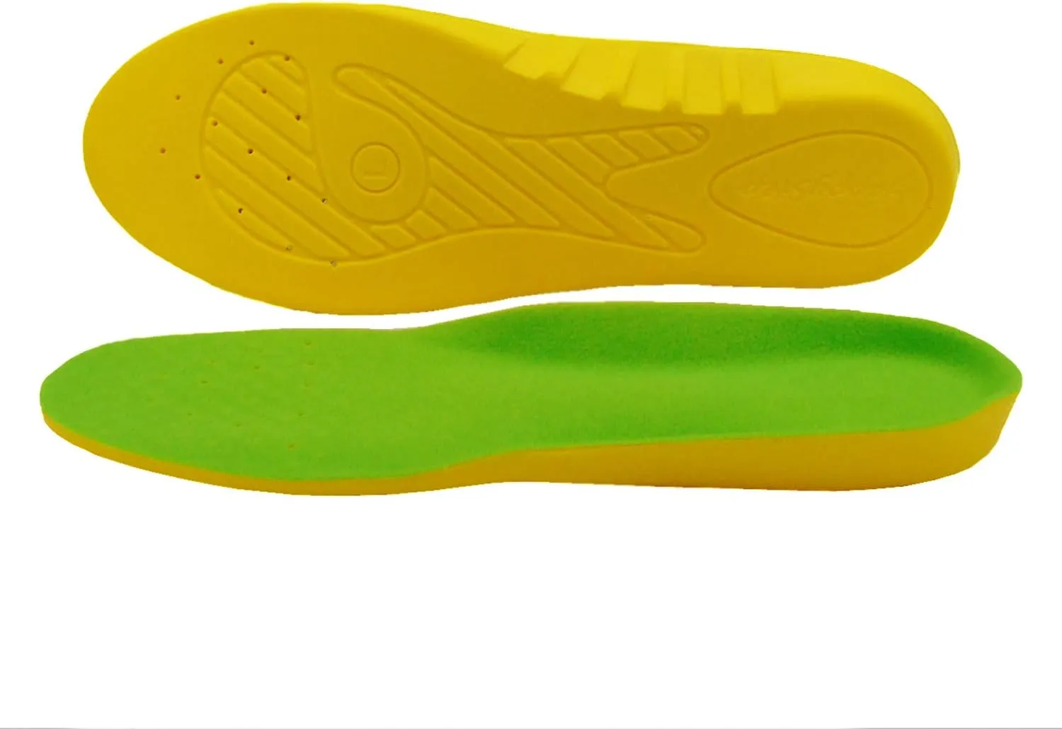 1 Pair Wide Fit Insoles Plantar Fasciitis Orthotics PU Memory Foam Comfort Shoe Inserts for Men and Women, Cushioned Arch Support, Shock Absorption and Foot Pain Relief (Men 7-9/Women 8-10)