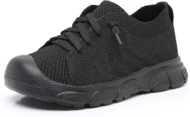 Ahannie Toddler Shoes Boys Girls Sneakers Kids Wide Toe Barefoot Slip-On Breathable Tennis Shoes(Toddler/Little Kid)