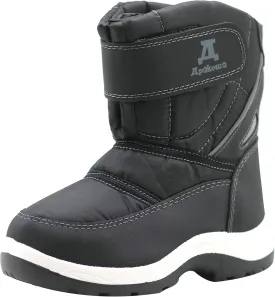 Apakowa Kids Boys Girls Cold Weather Water Resistant Winter Snow Boots (Toddler/Little Kid/Big Kid)
