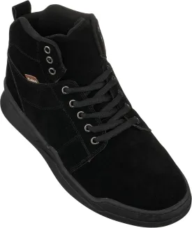 CALTO Men's Invisible Height Increasing Elevator Shoes - Black Athletic Ankle Top Sneaker Boots - 2.6 Inches Taller - H3124- Size 11 D(M) US