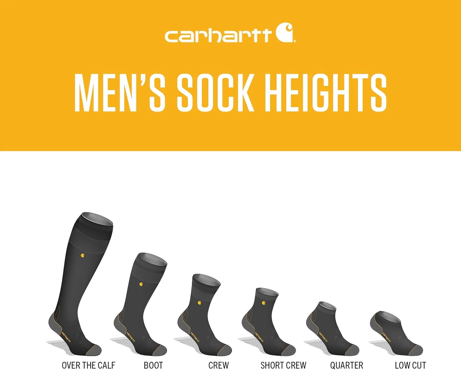 Carhartt Men's SC2252M Force? Midweight Crew Sock 2-Pack