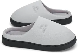 Dannto Womens Mens Memory Foam Slippers House Slide Sandals Bedroom Home Indoor Cozy Closed Toe Shoes