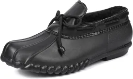 DKSUKO Snow Women's Waterpoof Loafer Shoes Slip On Flat Duck Shoe