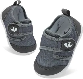 FEETCITY Baby First Walking Shoes Boys Girls Infant Sneakers Crib Shoes Breathable Lightweight Slip On Shoes