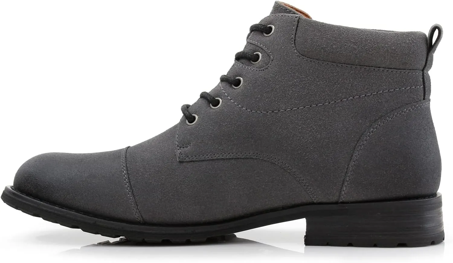 Ferro Aldo Blaine MFA806035 Mens Casual Brogue Mid-Top Lace-Up and Zipper Boots