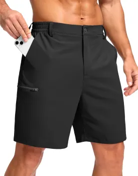 G Gradual Men's Casual Shorts 7"/ 9" Lightweight 4 Pockets Stretch Quick-Dry Summer Shorts for Golf Work Hiking Trips