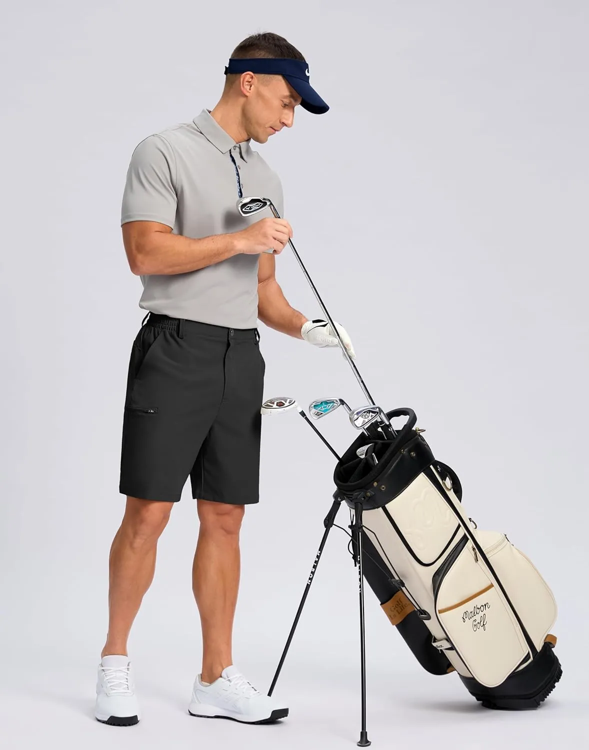 G Gradual Men's Casual Shorts 7"/ 9" Lightweight 4 Pockets Stretch Quick-Dry Summer Shorts for Golf Work Hiking Trips