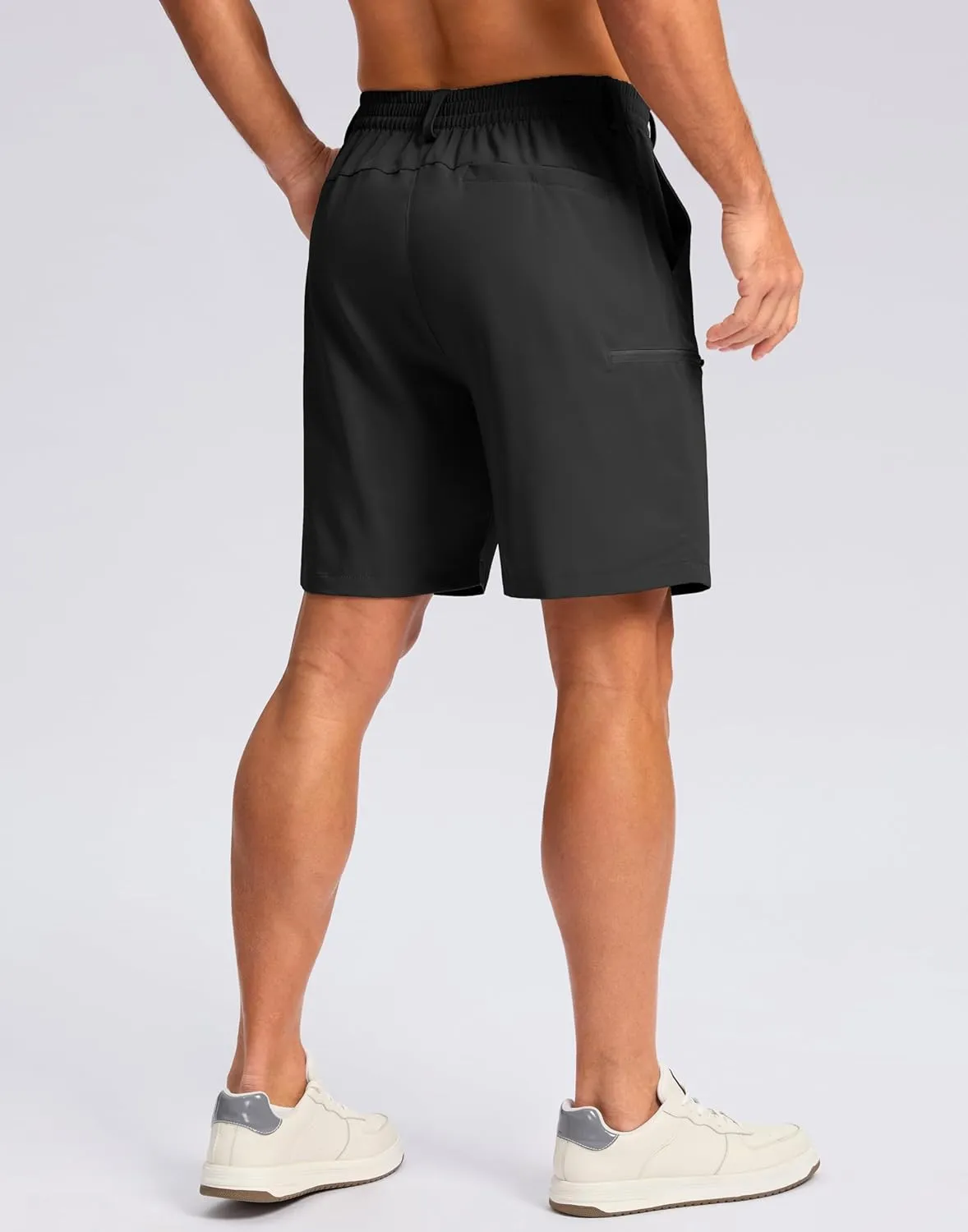 G Gradual Men's Casual Shorts 7"/ 9" Lightweight 4 Pockets Stretch Quick-Dry Summer Shorts for Golf Work Hiking Trips