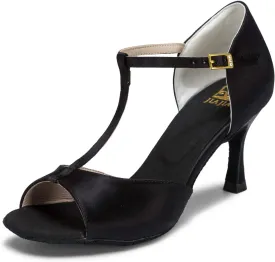 JIAJIA 20511 Women's Satin Sandals Flared Heel Latin Salsa Performance Dance Shoes