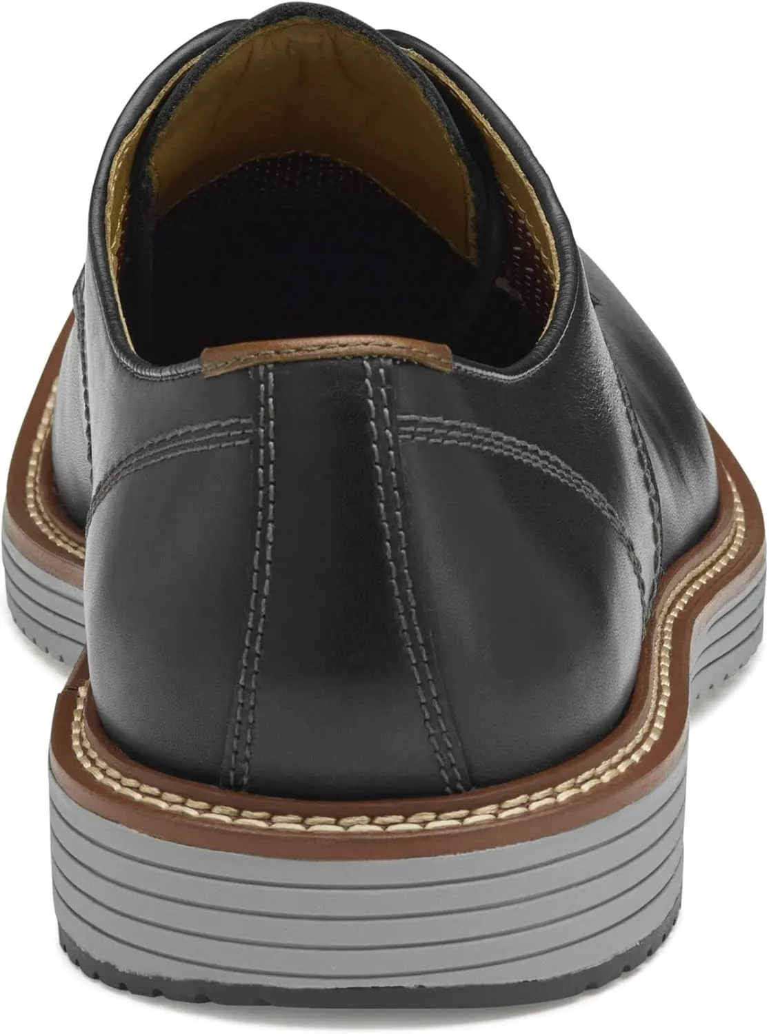 Johnston & Murphy Upton Plain Toe Mens Shoe, Business Casual Mens Dress Shoes, Comfortable Leather Shoes for Men