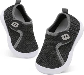 JOINFREE Toddler Boys Girls Barefoot Shoes Breathable Kids Sneakers Lightweight Walking Shoes Slip On Tennie Shoes Wide School Shoes