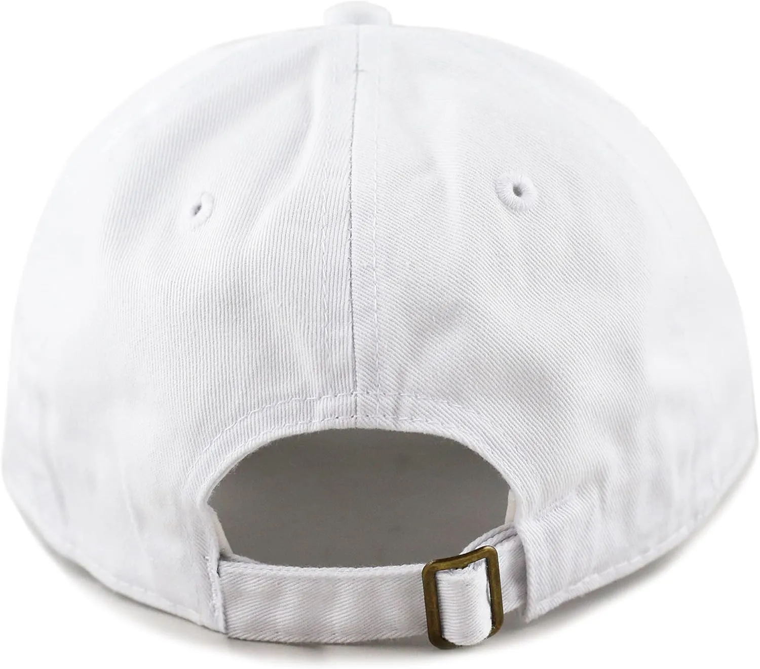 Kids Washed Low Profile Cotton and Denim UPF 50  Plain Baseball Cap Hat