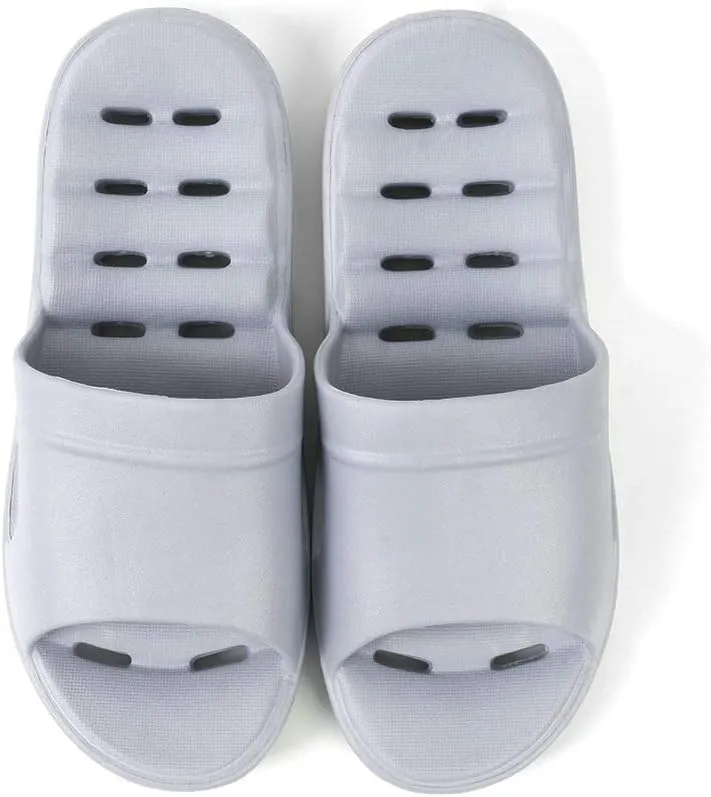 Luffymomo Womens Shower Sandals Slippers Non-Slip Bathroom Slippers with Drainage Holes