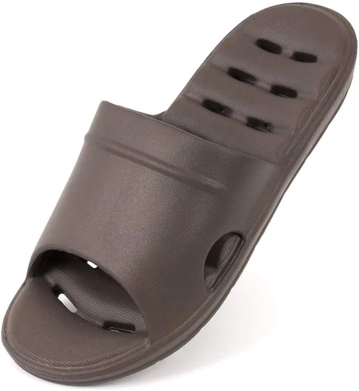 Luffymomo Womens Shower Sandals Slippers Non-Slip Bathroom Slippers with Drainage Holes