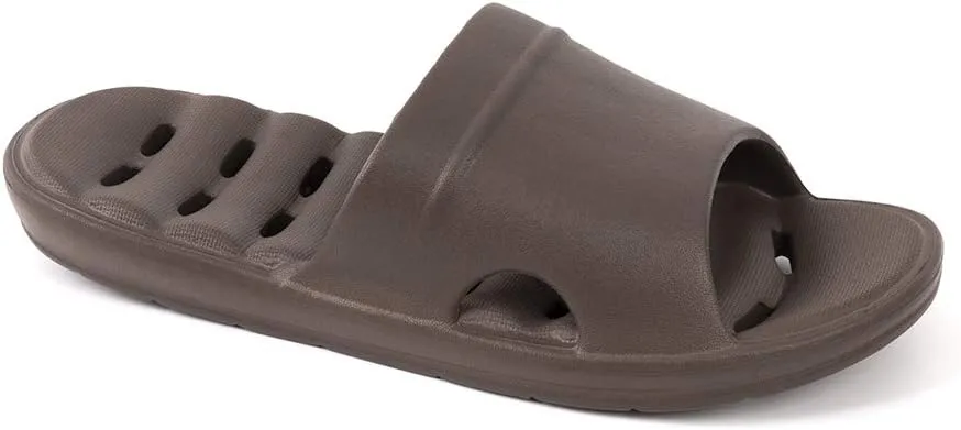 Luffymomo Womens Shower Sandals Slippers Non-Slip Bathroom Slippers with Drainage Holes