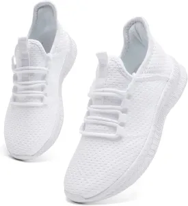 Oltyutc Mens Gym Running Shoes Slip-On Tennis Shoes Non Slip Breathable Workout Sneakers for Walking Jogging