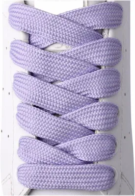 Olukssck 2 Paris Fat Shoe Laces for Sneakers, 5/8" Wide Athletic Shoelaces