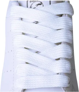 Olukssck 2 Paris Fat Shoe Laces for Sneakers, 5/8" Wide Athletic Shoelaces