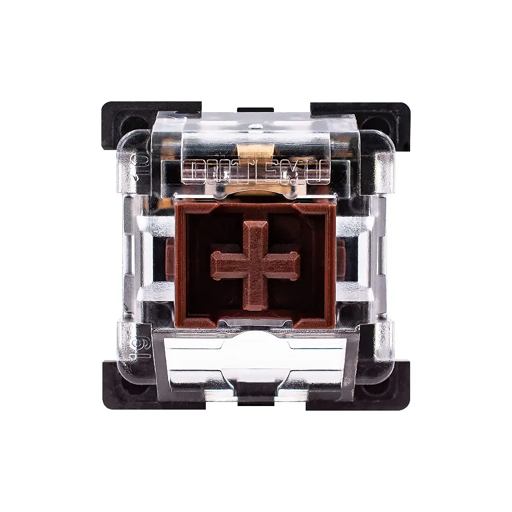 Outemu (Gaote) Brown Switches,3 Pin Tactile Cherry MX and Gateron Equivalent DIY-Replacing Switches for Mechanical Gaming Keyboard- Pack 65
