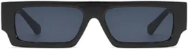 Vintage Rectangle Sunglasses for Men Women 90s Retro Fashion Glasses Square Shades