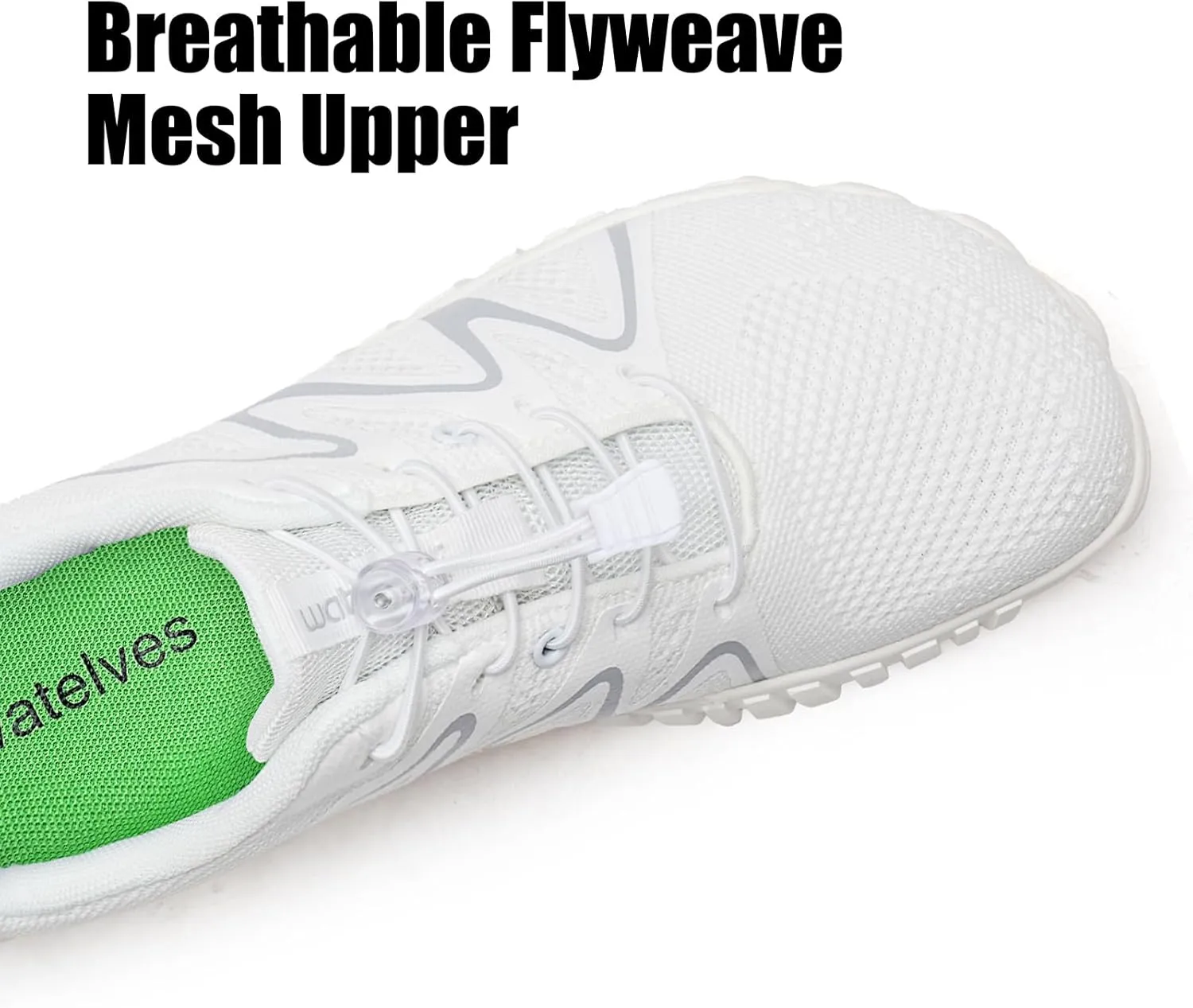 WateLves Barefoot Water Shoes Women Men Breathable Wide Width Toe Box Beach Walking Shoes Comfortable Slip On Minimalist Sneakers for Travel Hiking