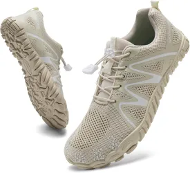 WateLves Barefoot Water Shoes Women Men Breathable Wide Width Toe Box Beach Walking Shoes Comfortable Slip On Minimalist Sneakers for Travel Hiking