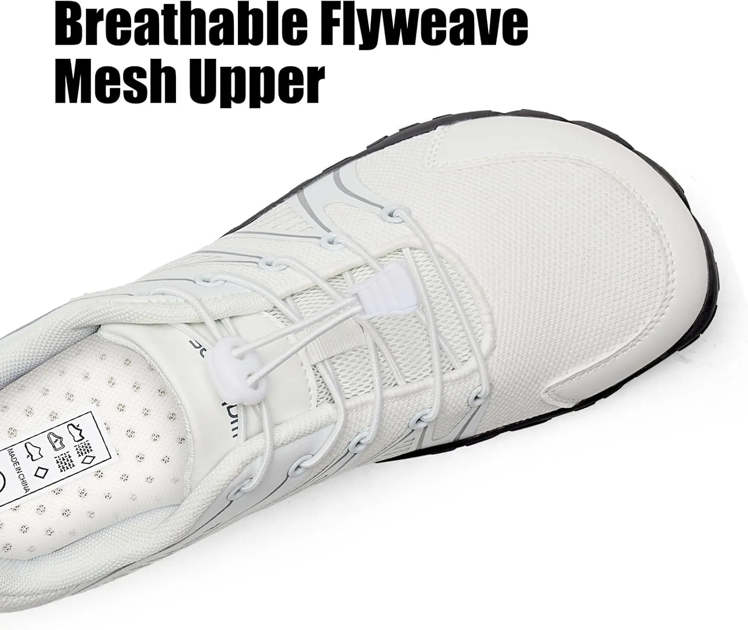 WateLves Barefoot Water Shoes Women Men Breathable Wide Width Toe Box Beach Walking Shoes Comfortable Slip On Minimalist Sneakers for Travel Hiking