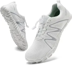 WateLves Barefoot Water Shoes Women Men Breathable Wide Width Toe Box Beach Walking Shoes Comfortable Slip On Minimalist Sneakers for Travel Hiking