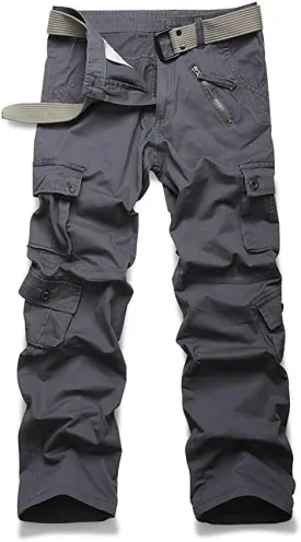 Women's Cotton Casual Military Army Cargo Combat Work Pants with 8 Pocket